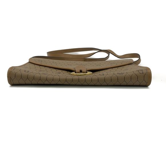 Dior PVC Coated Canvas Brown Shoulder Bag - Picture 3 of 7